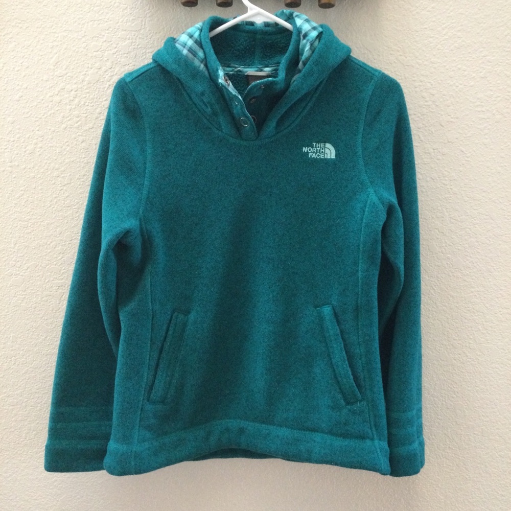 The North Face Women’s Crescent Sunset Hoodie Sz M Green Blue Teal